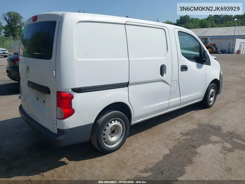 2018 Nissan Nv200 S VIN: 3N6CM0KN2JK693929 Lot: 45539657
