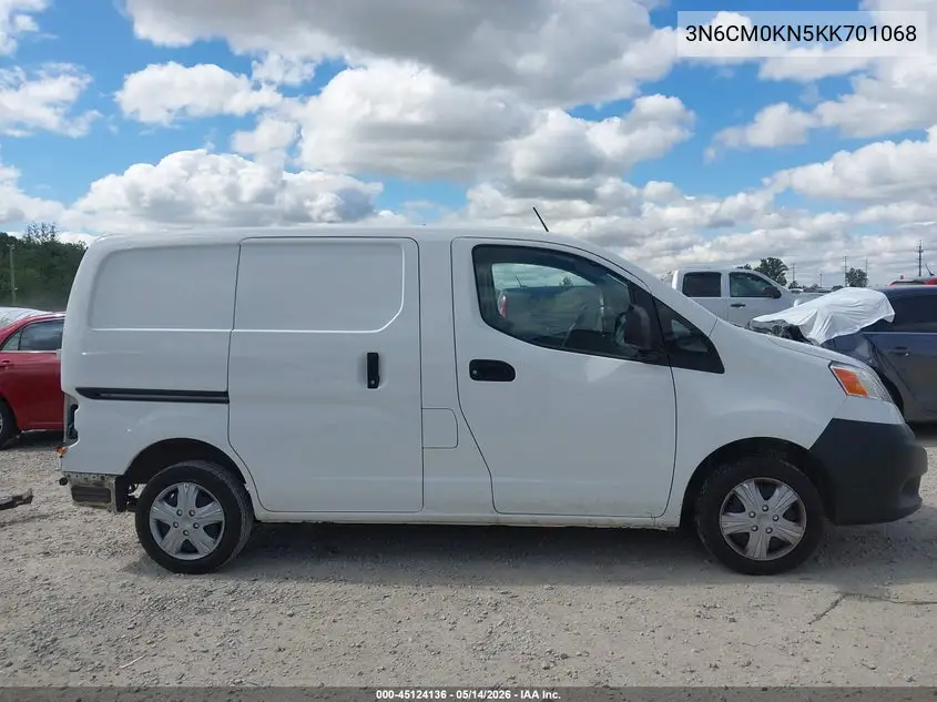 2019 Nissan Nv200 S VIN: 3N6CM0KN5KK701068 Lot: 45124136