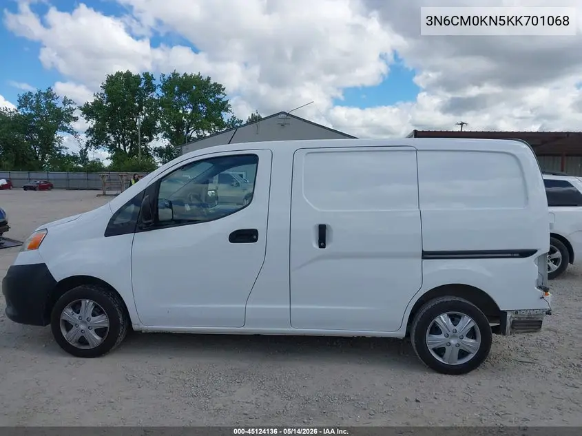 2019 Nissan Nv200 S VIN: 3N6CM0KN5KK701068 Lot: 45124136