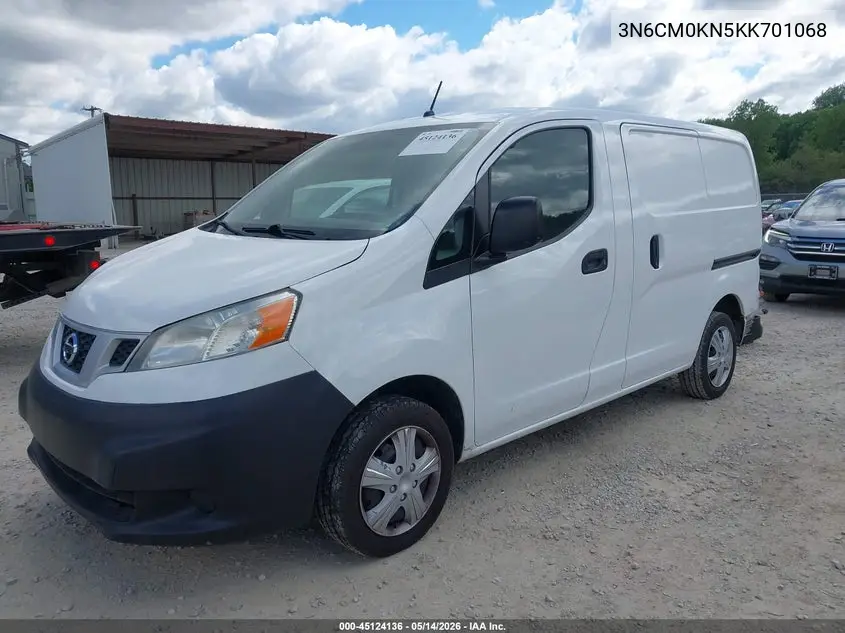 2019 Nissan Nv200 S VIN: 3N6CM0KN5KK701068 Lot: 45124136