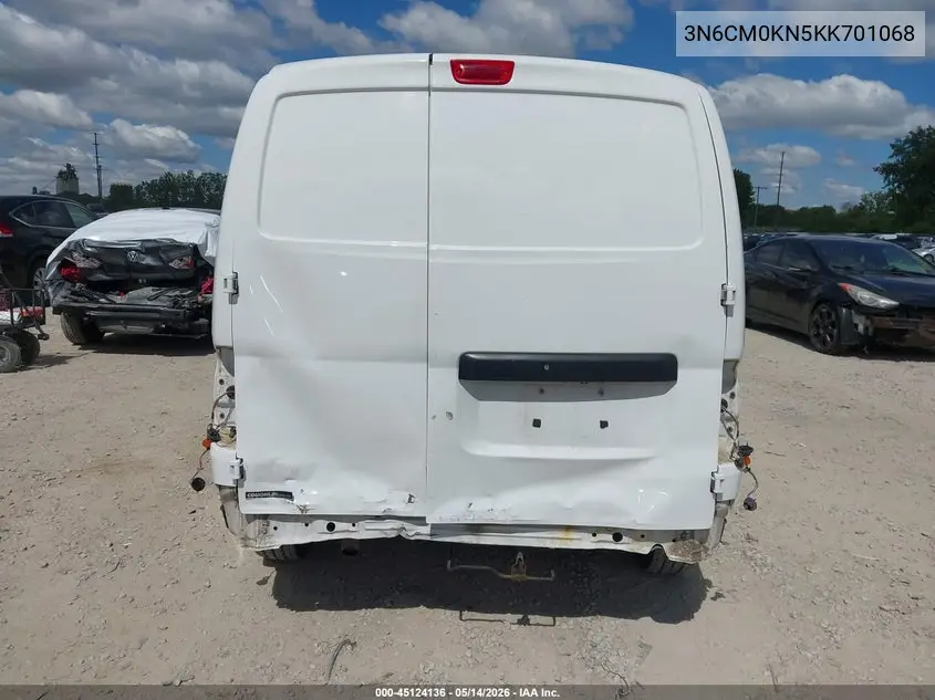 2019 Nissan Nv200 S VIN: 3N6CM0KN5KK701068 Lot: 45124136