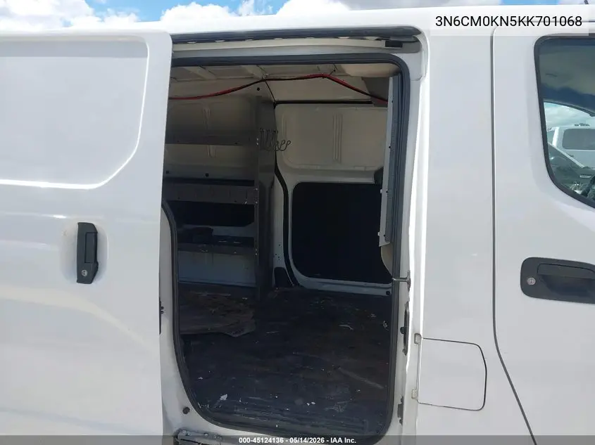 2019 Nissan Nv200 S VIN: 3N6CM0KN5KK701068 Lot: 45124136