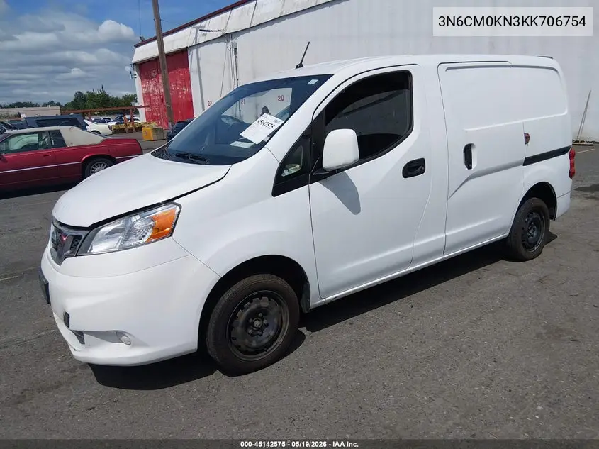2019 Nissan Nv200 Sv VIN: 3N6CM0KN3KK706754 Lot: 45142575
