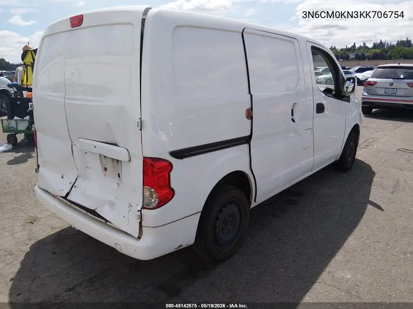 2019 Nissan Nv200 Sv VIN: 3N6CM0KN3KK706754 Lot: 45142575