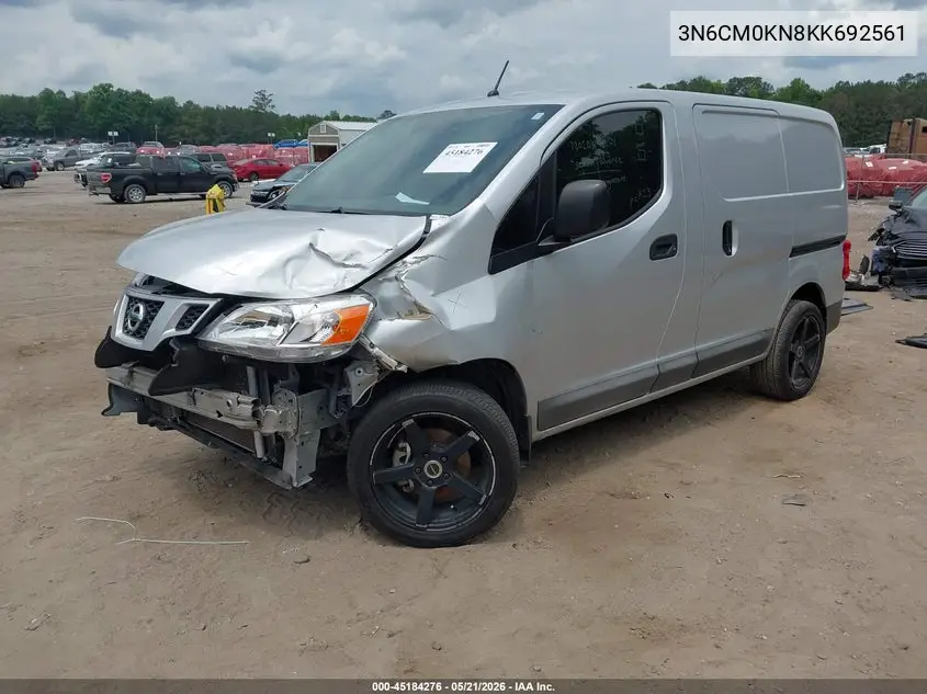 2019 Nissan Nv200 S VIN: 3N6CM0KN8KK692561 Lot: 45184276