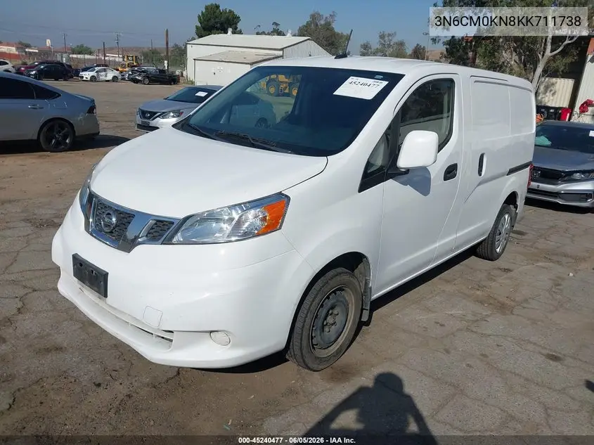 2019 Nissan Nv200 Sv VIN: 3N6CM0KN8KK711738 Lot: 45240477