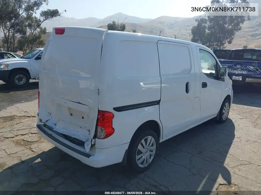 2019 Nissan Nv200 Sv VIN: 3N6CM0KN8KK711738 Lot: 45240477