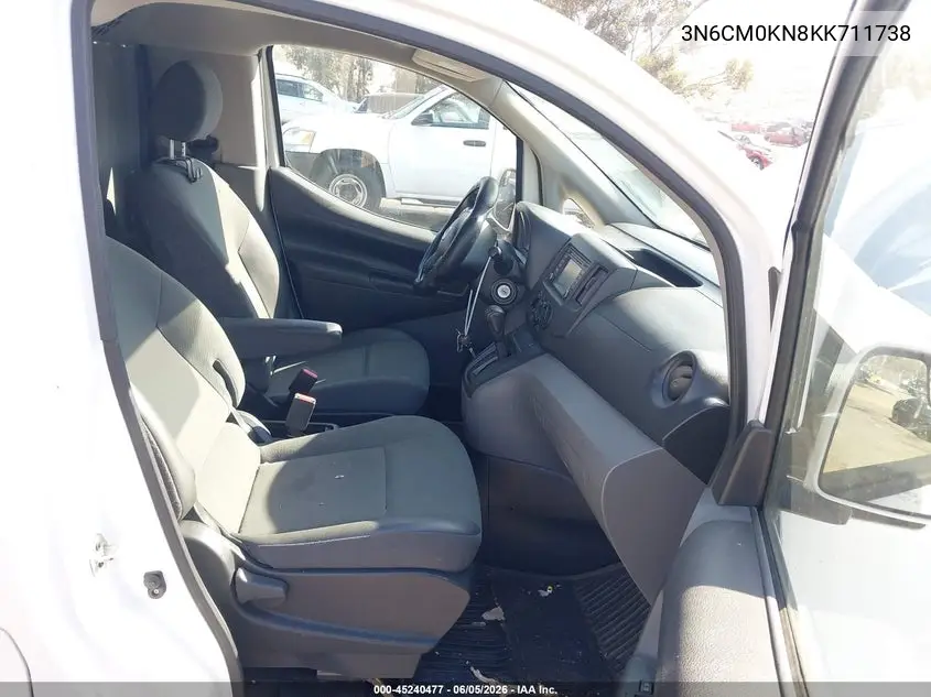 2019 Nissan Nv200 Sv VIN: 3N6CM0KN8KK711738 Lot: 45240477