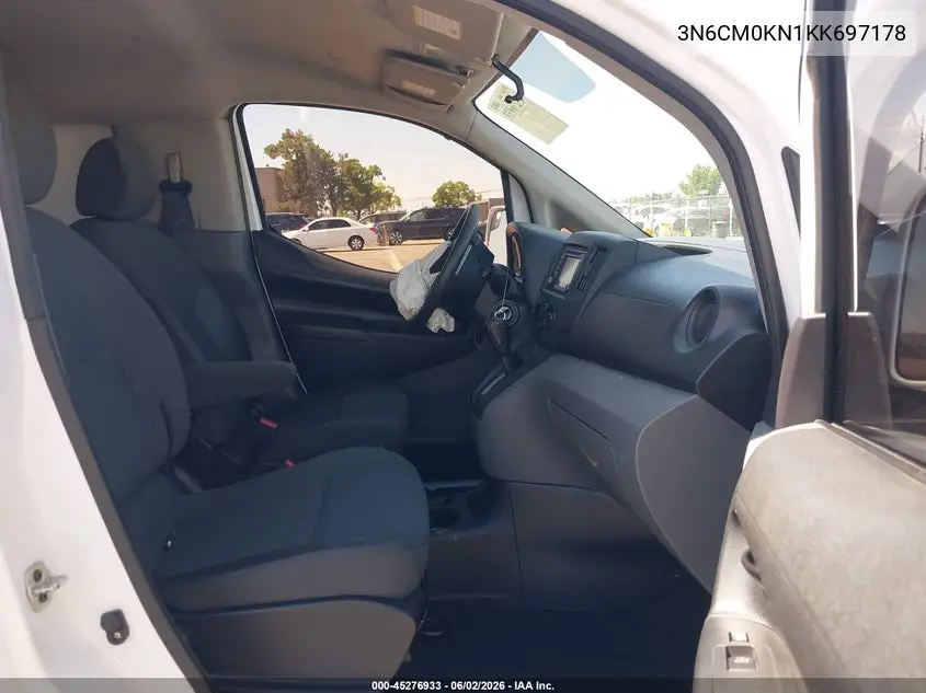 2019 Nissan Nv200 Sv VIN: 3N6CM0KN1KK697178 Lot: 45276933