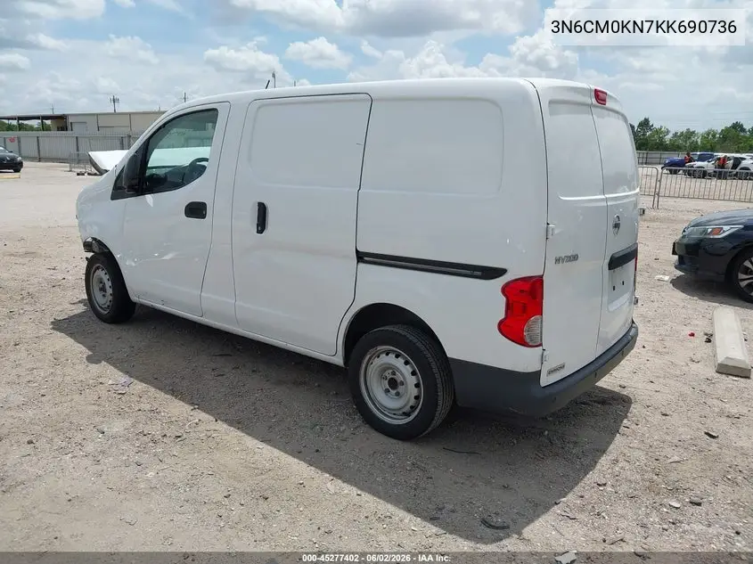 2019 Nissan Nv200 S VIN: 3N6CM0KN7KK690736 Lot: 45277402