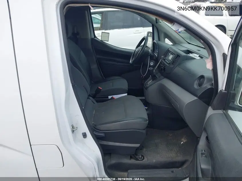 2019 Nissan Nv200 Sv VIN: 3N6CM0KN9KK700957 Lot: 45381738