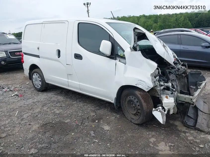 2019 Nissan Nv200 Sv VIN: 3N6CM0KN4KK703510 Lot: 45408133
