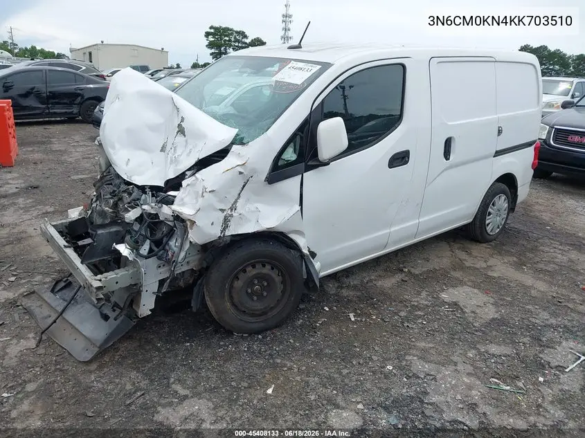 2019 Nissan Nv200 Sv VIN: 3N6CM0KN4KK703510 Lot: 45408133