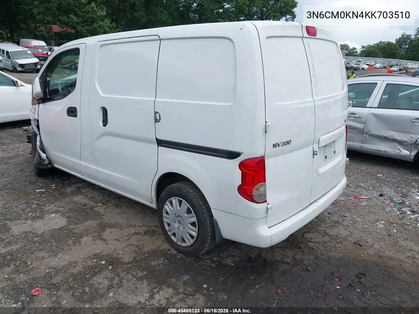 2019 Nissan Nv200 Sv VIN: 3N6CM0KN4KK703510 Lot: 45408133