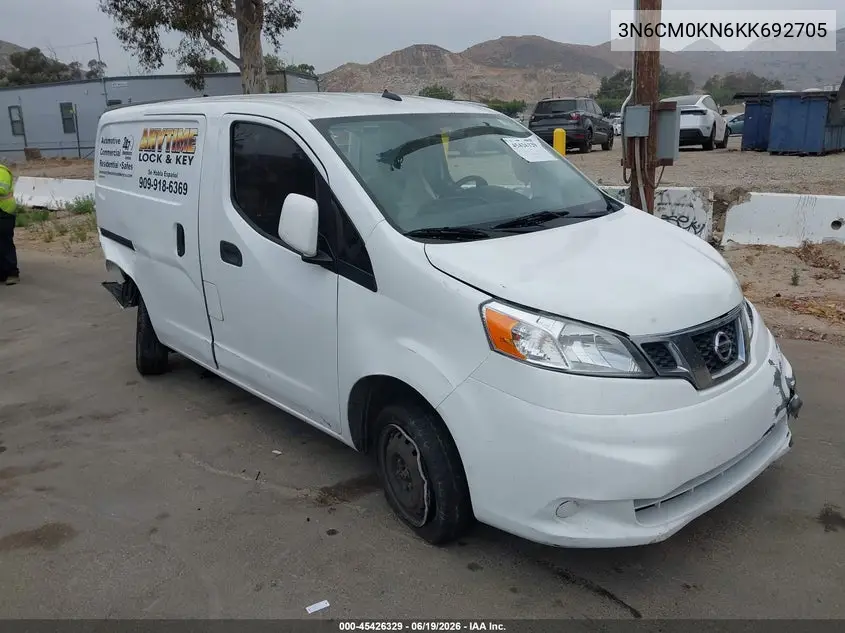 2019 Nissan Nv200 Sv VIN: 3N6CM0KN6KK692705 Lot: 45426329