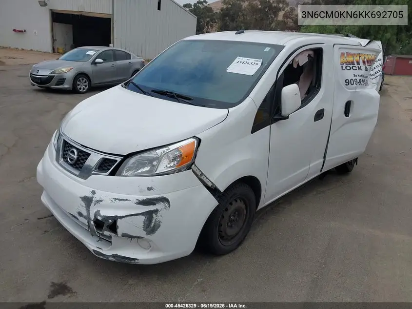 2019 Nissan Nv200 Sv VIN: 3N6CM0KN6KK692705 Lot: 45426329