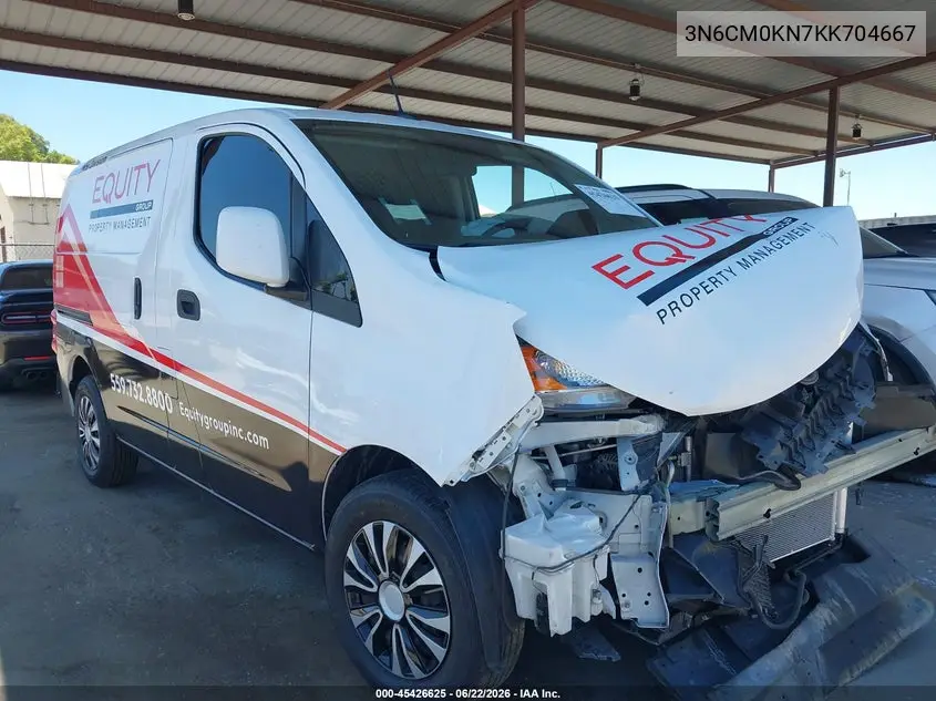 2020 Nissan Nv200 Cargo Sv Xtronic Cvt VIN: 3N6CM0KN7LK704667 Lot: 45426625