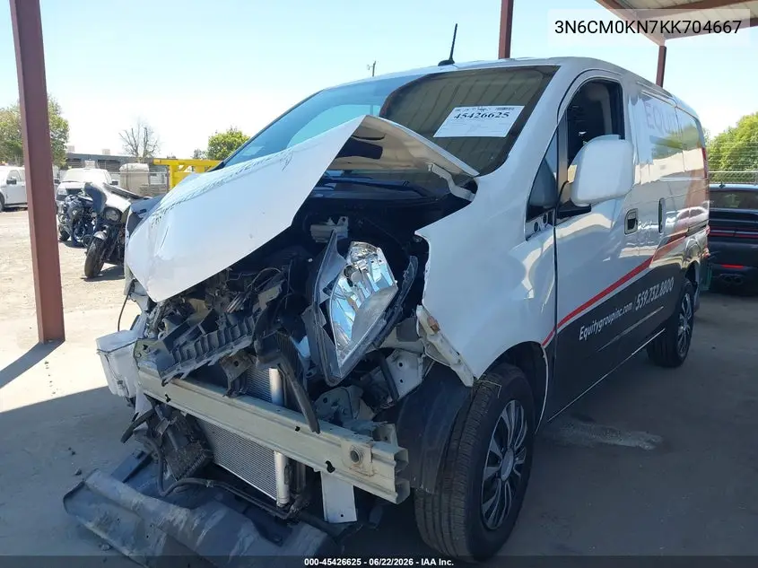 2020 Nissan Nv200 Cargo Sv Xtronic Cvt VIN: 3N6CM0KN7LK704667 Lot: 45426625