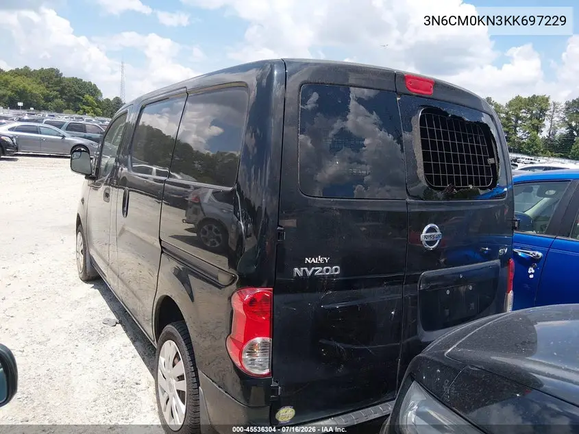 2019 Nissan Nv200 Sv VIN: 3N6CM0KN3KK697229 Lot: 45536304