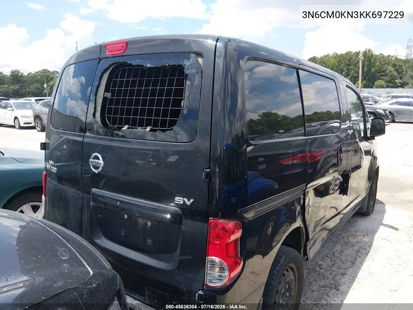 2019 Nissan Nv200 Sv VIN: 3N6CM0KN3KK697229 Lot: 45536304