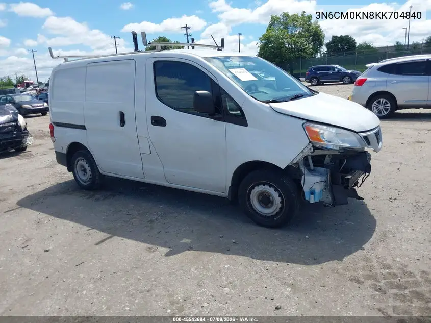 2019 Nissan Nv200 S VIN: 3N6CM0KN8KK704840 Lot: 45543694
