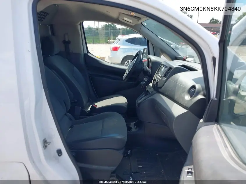 2019 Nissan Nv200 S VIN: 3N6CM0KN8KK704840 Lot: 45543694