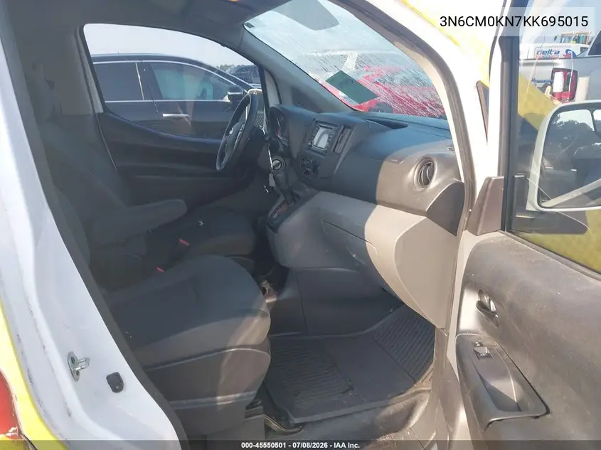 2019 Nissan Nv200 Sv VIN: 3N6CM0KN7KK695015 Lot: 45550501