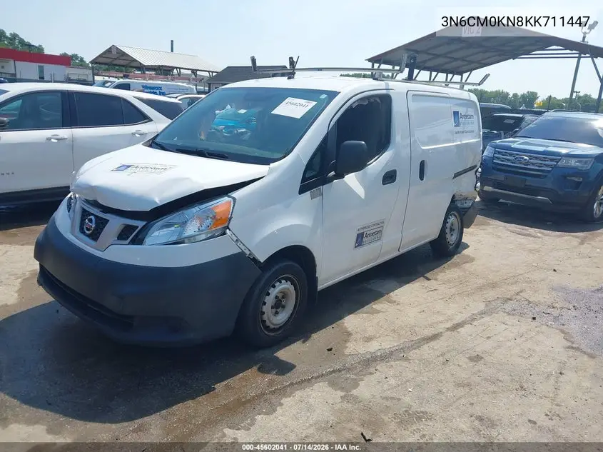 2019 Nissan Nv200 S VIN: 3N6CM0KN8KK711447 Lot: 45602041