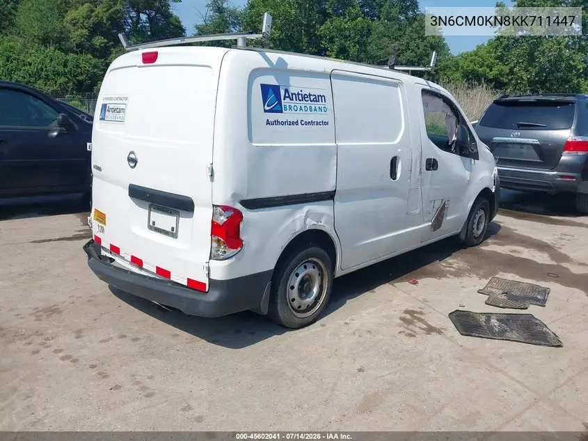 2019 Nissan Nv200 S VIN: 3N6CM0KN8KK711447 Lot: 45602041