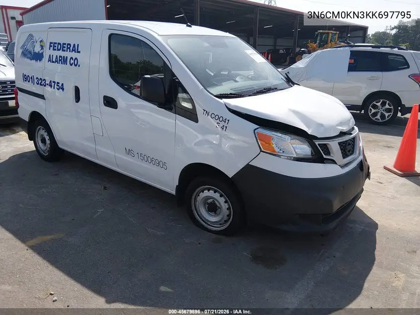 2019 Nissan Nv200 S VIN: 3N6CM0KN3KK697795 Lot: 45679896