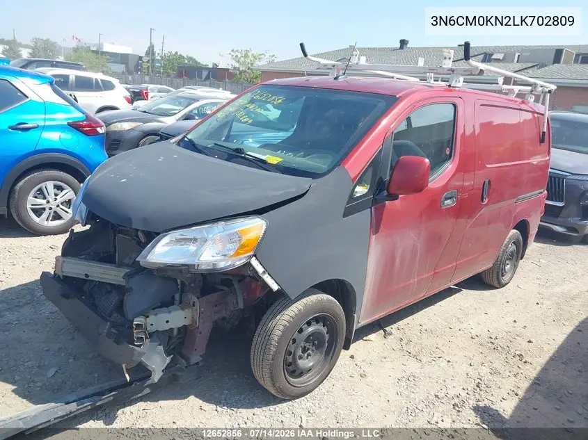 2020 Nissan Nv200 2.5S/2.5Sv VIN: 3N6CM0KN2LK702809 Lot: 12652856
