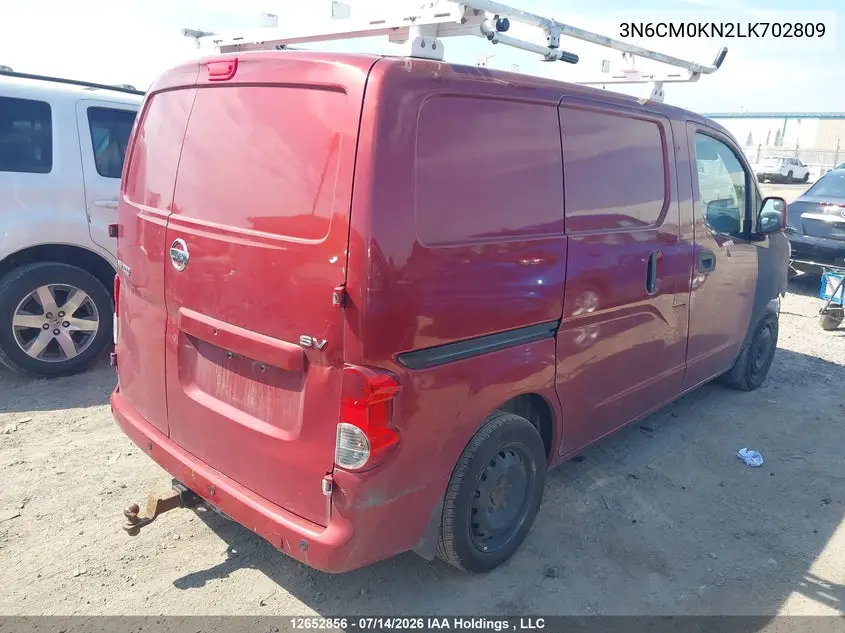 2020 Nissan Nv200 2.5S/2.5Sv VIN: 3N6CM0KN2LK702809 Lot: 12652856