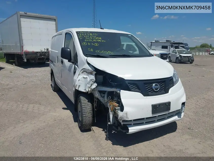 2021 Nissan Nv200 2.5S/2.5Sv VIN: 3N6CM0KNXMK709458 Lot: 12623810