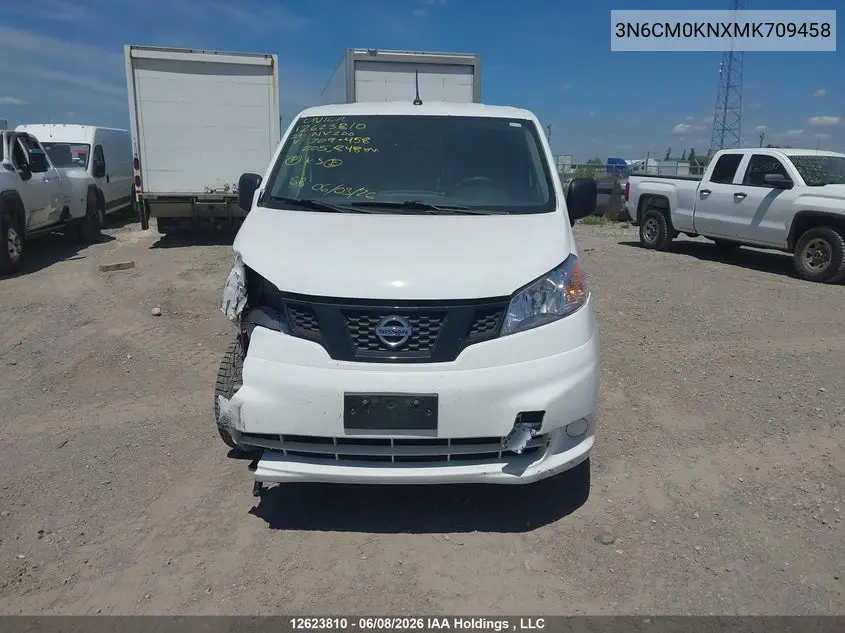 2021 Nissan Nv200 2.5S/2.5Sv VIN: 3N6CM0KNXMK709458 Lot: 12623810