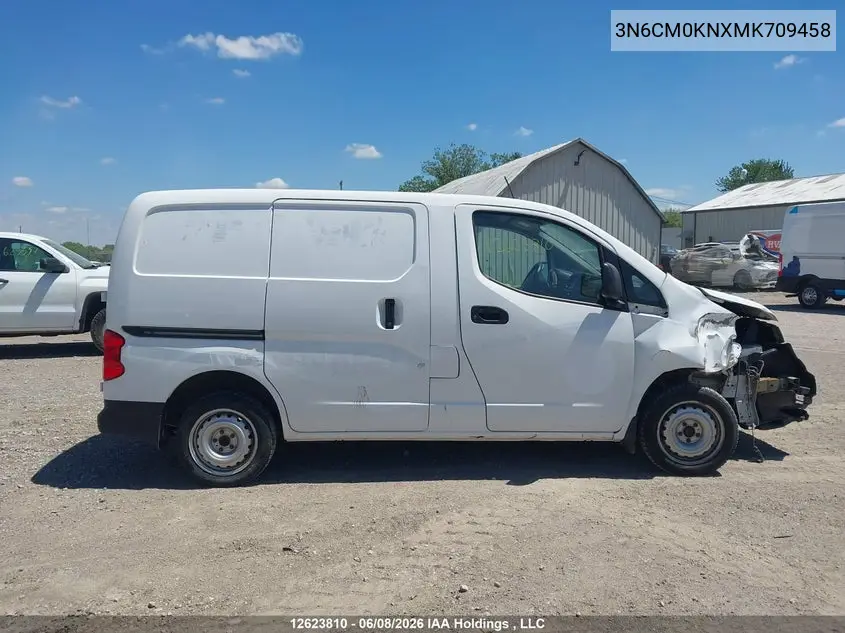 2021 Nissan Nv200 2.5S/2.5Sv VIN: 3N6CM0KNXMK709458 Lot: 12623810