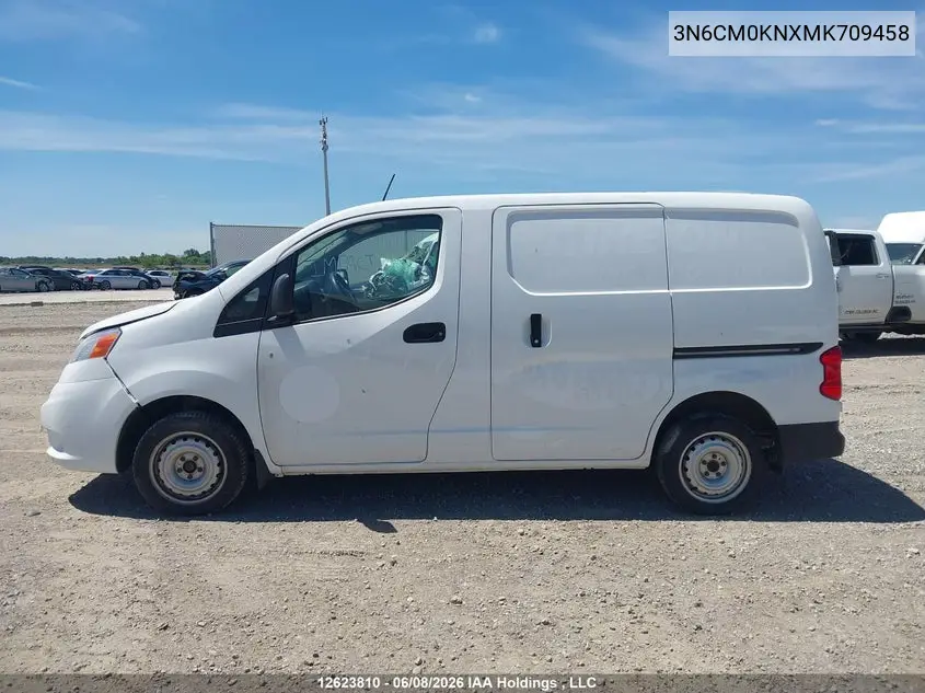 2021 Nissan Nv200 2.5S/2.5Sv VIN: 3N6CM0KNXMK709458 Lot: 12623810