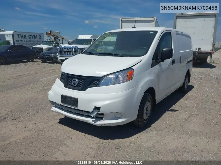 2021 Nissan Nv200 2.5S/2.5Sv VIN: 3N6CM0KNXMK709458 Lot: 12623810