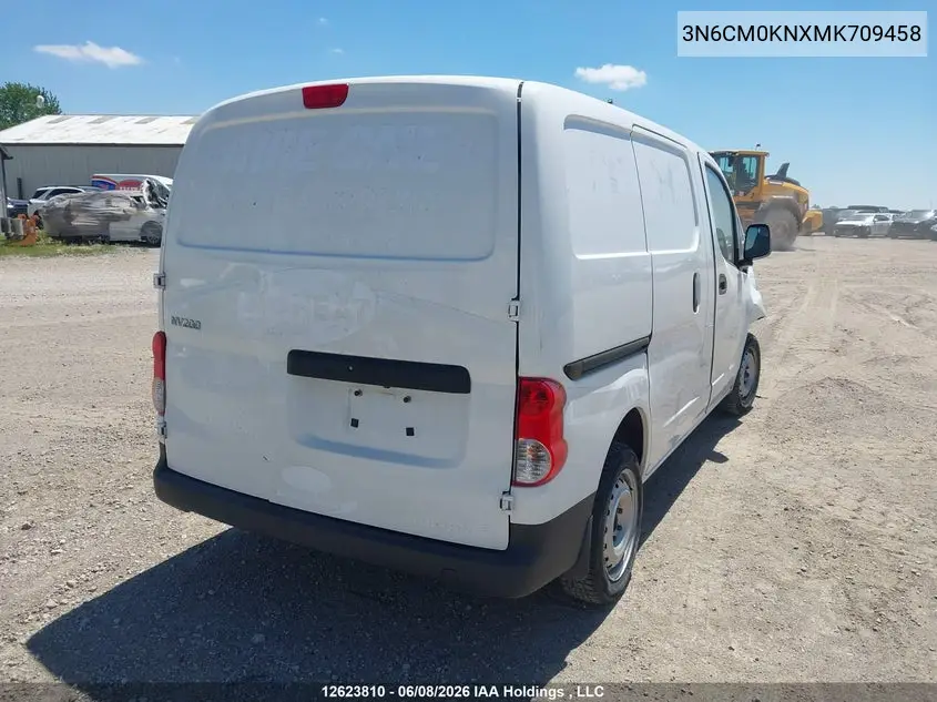 2021 Nissan Nv200 2.5S/2.5Sv VIN: 3N6CM0KNXMK709458 Lot: 12623810