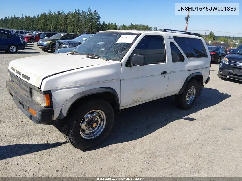 1988 Nissan Pathfinder VIN: JN8HD16Y6JW001389 Lot: 45448547