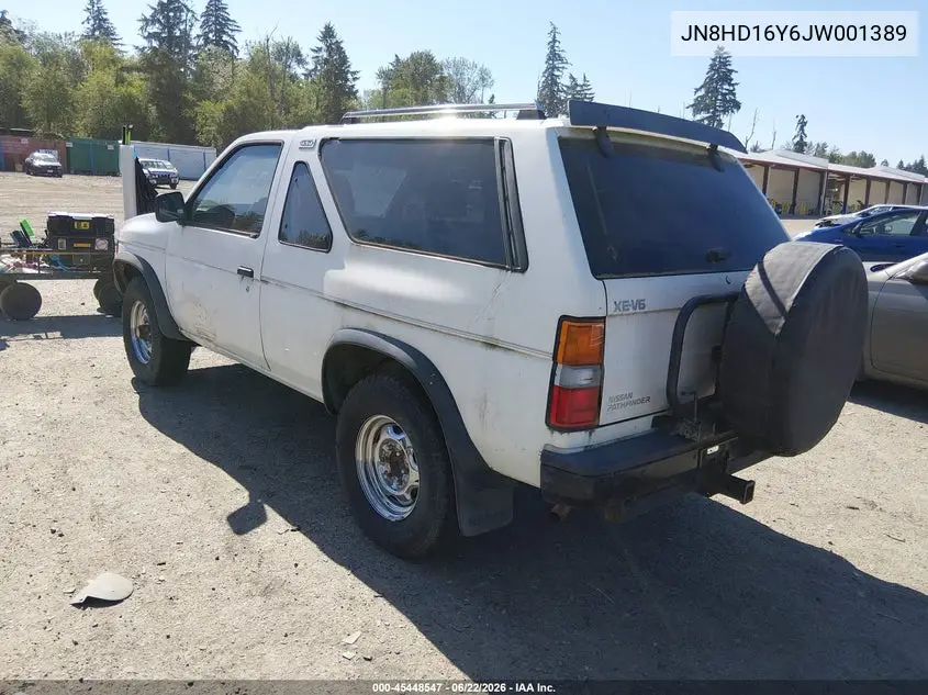 1988 Nissan Pathfinder VIN: JN8HD16Y6JW001389 Lot: 45448547