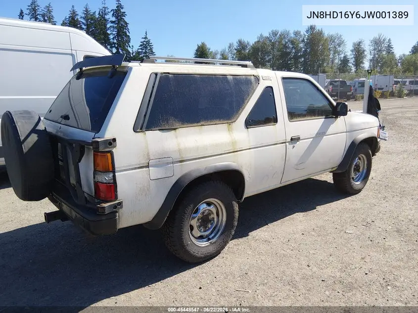 1988 Nissan Pathfinder VIN: JN8HD16Y6JW001389 Lot: 45448547