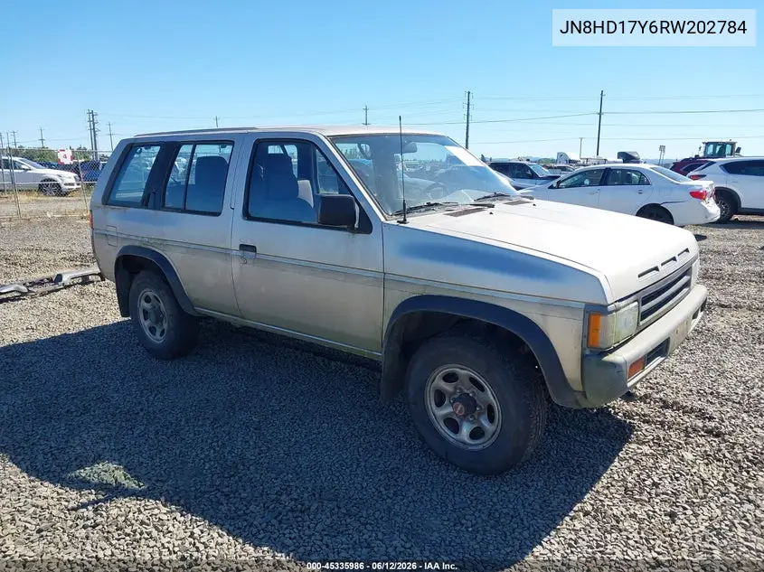 1994 Nissan Pathfinder Le/Se/Xe VIN: JN8HD17Y6RW202784 Lot: 45335986