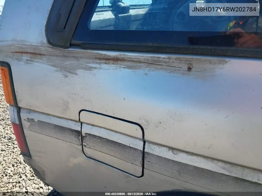 1994 Nissan Pathfinder Le/Se/Xe VIN: JN8HD17Y6RW202784 Lot: 45335986