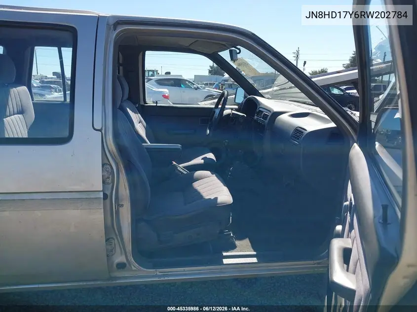 1994 Nissan Pathfinder Le/Se/Xe VIN: JN8HD17Y6RW202784 Lot: 45335986