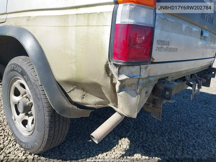 1994 Nissan Pathfinder Le/Se/Xe VIN: JN8HD17Y6RW202784 Lot: 45335986