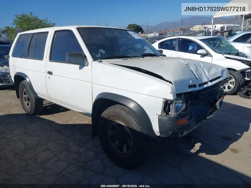 1995 Nissan Pathfinder Xe/Le VIN: JN8HD17S2SW077218 Lot: 45409997