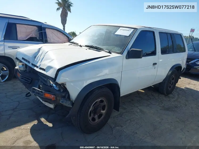 1995 Nissan Pathfinder Xe/Le VIN: JN8HD17S2SW077218 Lot: 45409997