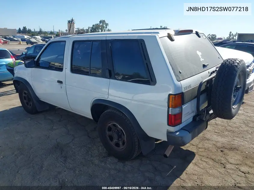 1995 Nissan Pathfinder Xe/Le VIN: JN8HD17S2SW077218 Lot: 45409997