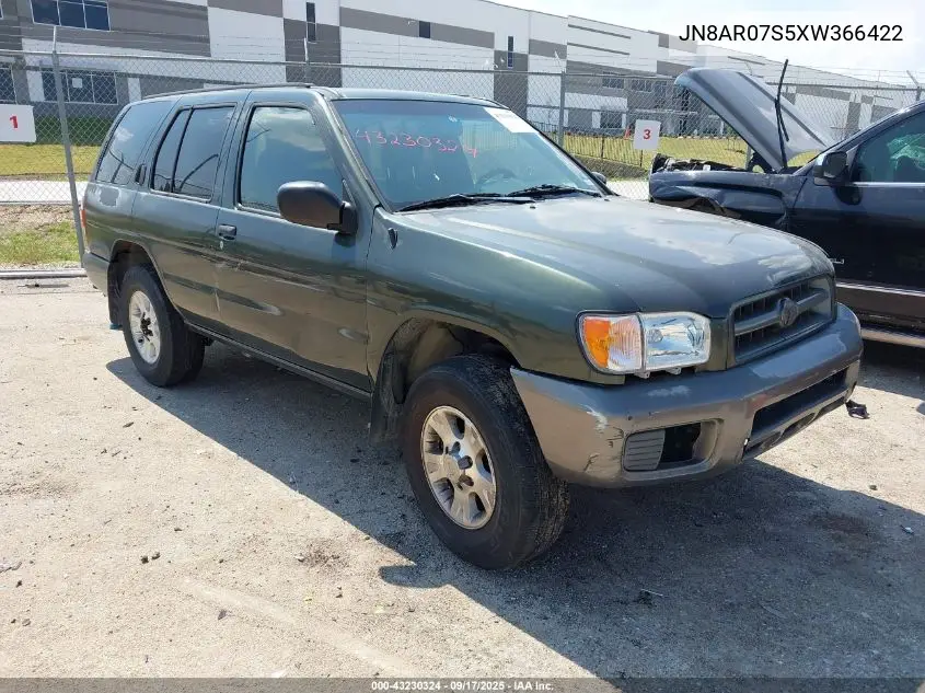 JN8AR07S5XW366422 1999 Nissan Pathfinder Le/Se/Xe