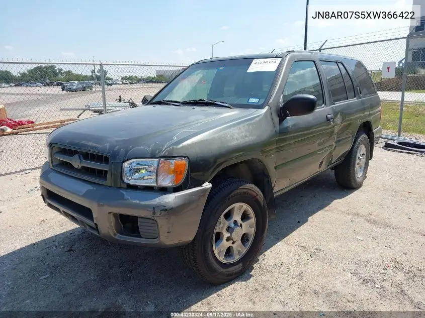 JN8AR07S5XW366422 1999 Nissan Pathfinder Le/Se/Xe